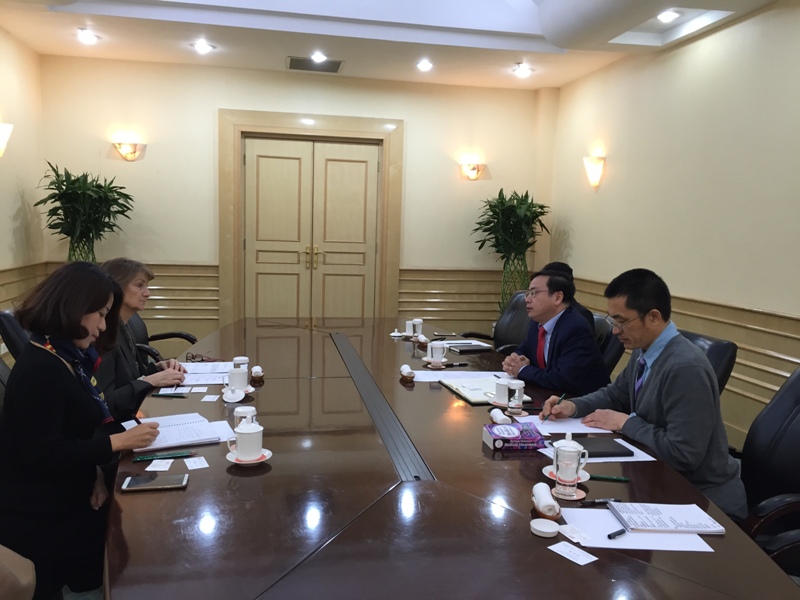 CCCWS Director General Dr. Jin Xin Meets with GIZ Special Advisor